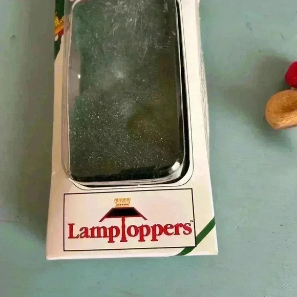 Lamp Toppers 1999 "Crown Your Lamps" Collectible Christmas Cat Christmas Decor - Picture 7 of 8